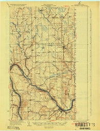 Fort Fairfield Maine Historical topographic map, 1:62500 scale, 15 X 15 Minute, Year 1933