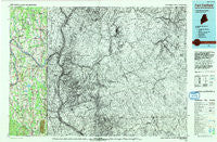 Fort Fairfield Maine Historical topographic map, 1:100000 scale, 30 X 60 Minute, Year 1993