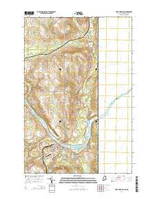 Fort Fairfield Maine Current topographic map, 1:24000 scale, 7.5 X 7.5 Minute, Year 2014