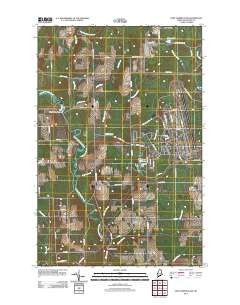 Fort Fairfield NW Maine Historical topographic map, 1:24000 scale, 7.5 X 7.5 Minute, Year 2011