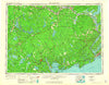Fredericton Maine Historical topographic map, 1:250000 scale, 1 X 2 Degree, Year 1963