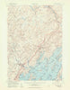 Freeport Maine Historical topographic map, 1:62500 scale, 15 X 15 Minute, Year 1957