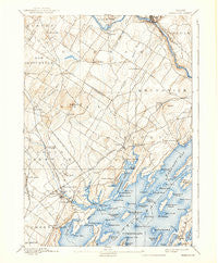 Freeport Maine Historical topographic map, 1:62500 scale, 15 X 15 Minute, Year 1892