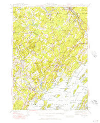 Freeport Maine Historical topographic map, 1:62500 scale, 15 X 15 Minute, Year 1941