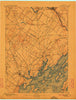 Freeport Maine Historical topographic map, 1:62500 scale, 15 X 15 Minute, Year 1892