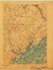 Freeport Maine Historical topographic map, 1:62500 scale, 15 X 15 Minute, Year 1892