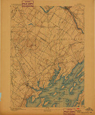 Freeport Maine Historical topographic map, 1:62500 scale, 15 X 15 Minute, Year 1892