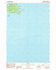 Frenchboro Maine Historical topographic map, 1:24000 scale, 7.5 X 7.5 Minute, Year 1983
