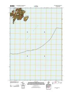 Frenchboro Maine Historical topographic map, 1:24000 scale, 7.5 X 7.5 Minute, Year 2011