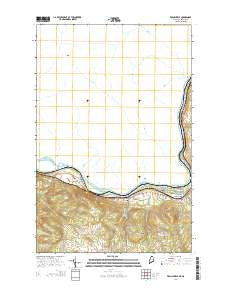 Frenchville Maine Current topographic map, 1:24000 scale, 7.5 X 7.5 Minute, Year 2014