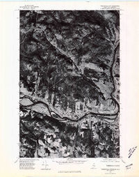 Frenchville SW Maine Historical topographic map, 1:24000 scale, 7.5 X 7.5 Minute, Year 1975