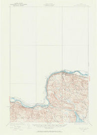 Frenchville Maine Historical topographic map, 1:62500 scale, 15 X 15 Minute, Year 1932