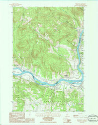 Frenchville Maine Historical topographic map, 1:24000 scale, 7.5 X 7.5 Minute, Year 1986