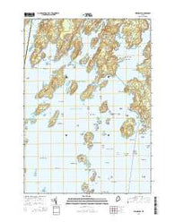 Friendship Maine Current topographic map, 1:24000 scale, 7.5 X 7.5 Minute, Year 2014