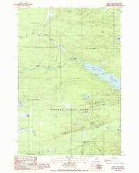 Frost Pond Maine Historical topographic map, 1:24000 scale, 7.5 X 7.5 Minute, Year 1988