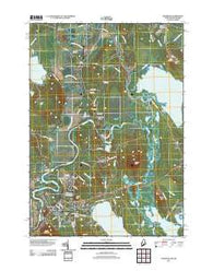 Fryeburg Maine Historical topographic map, 1:24000 scale, 7.5 X 7.5 Minute, Year 2011