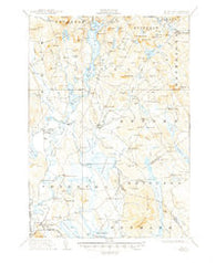 Fryeburg Maine Historical topographic map, 1:62500 scale, 15 X 15 Minute, Year 1911
