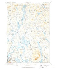 Fryeburg Maine Historical topographic map, 1:62500 scale, 15 X 15 Minute, Year 1909