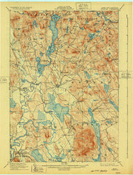 Fryeburg Maine Historical topographic map, 1:62500 scale, 15 X 15 Minute, Year 1911