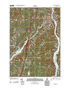 Gardiner Maine Historical topographic map, 1:24000 scale, 7.5 X 7.5 Minute, Year 2011