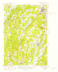Gardiner Maine Historical topographic map, 1:62500 scale, 15 X 15 Minute, Year 1943