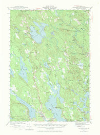 Gardner Lake Maine Historical topographic map, 1:62500 scale, 15 X 15 Minute, Year 1941