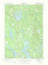 Gardner Lake Maine Historical topographic map, 1:62500 scale, 15 X 15 Minute, Year 1941