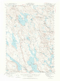 Gardner Lake Maine Historical topographic map, 1:62500 scale, 15 X 15 Minute, Year 1941