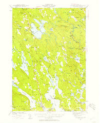 Gardner Lake Maine Historical topographic map, 1:62500 scale, 15 X 15 Minute, Year 1941