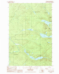 Gardner Pond Maine Historical topographic map, 1:24000 scale, 7.5 X 7.5 Minute, Year 1985