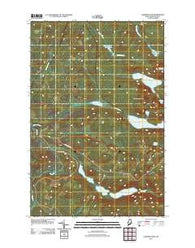 Gardner Pond Maine Historical topographic map, 1:24000 scale, 7.5 X 7.5 Minute, Year 2011
