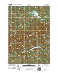 Garland Maine Historical topographic map, 1:24000 scale, 7.5 X 7.5 Minute, Year 2011