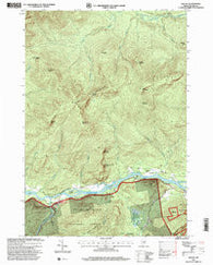 Gilead Maine Historical topographic map, 1:24000 scale, 7.5 X 7.5 Minute, Year 1995