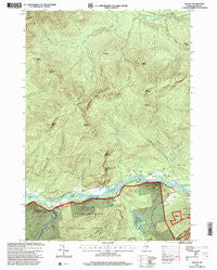 Gilead Maine Historical topographic map, 1:24000 scale, 7.5 X 7.5 Minute, Year 1995