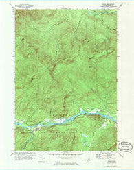 Gilead Maine Historical topographic map, 1:24000 scale, 7.5 X 7.5 Minute, Year 1970