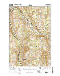 Goodwin Maine Current topographic map, 1:24000 scale, 7.5 X 7.5 Minute, Year 2014