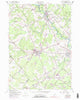 Gorham Maine Historical topographic map, 1:24000 scale, 7.5 X 7.5 Minute, Year 1957