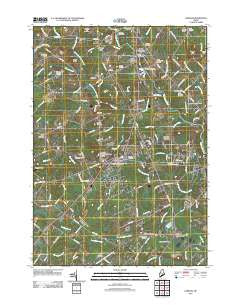 Gorham Maine Historical topographic map, 1:24000 scale, 7.5 X 7.5 Minute, Year 2011