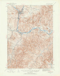 Gorham New Hampshire Historical topographic map, 1:62500 scale, 15 X 15 Minute, Year 1937