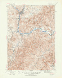 Gorham New Hampshire Historical topographic map, 1:62500 scale, 15 X 15 Minute, Year 1937