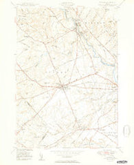 Gorham Maine Historical topographic map, 1:24000 scale, 7.5 X 7.5 Minute, Year 1950