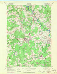Gorham Maine Historical topographic map, 1:24000 scale, 7.5 X 7.5 Minute, Year 1957