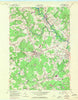 Gorham Maine Historical topographic map, 1:24000 scale, 7.5 X 7.5 Minute, Year 1957