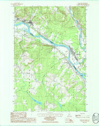 Grand Isle Maine Historical topographic map, 1:24000 scale, 7.5 X 7.5 Minute, Year 1986
