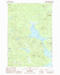 Grand Lake Seboeis Maine Historical topographic map, 1:24000 scale, 7.5 X 7.5 Minute, Year 1985