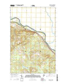 Grand Isle Maine Current topographic map, 1:24000 scale, 7.5 X 7.5 Minute, Year 2014