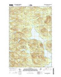 Grand Lake Seboeis Maine Current topographic map, 1:24000 scale, 7.5 X 7.5 Minute, Year 2014