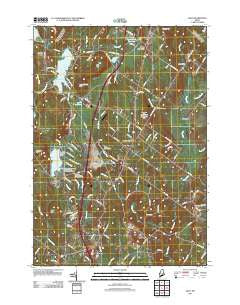 Gray Maine Historical topographic map, 1:24000 scale, 7.5 X 7.5 Minute, Year 2011