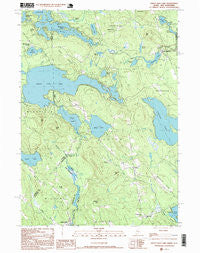 Great East Lake Maine Historical topographic map, 1:24000 scale, 7.5 X 7.5 Minute, Year 1995
