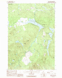 Great Pond Maine Historical topographic map, 1:24000 scale, 7.5 X 7.5 Minute, Year 1988